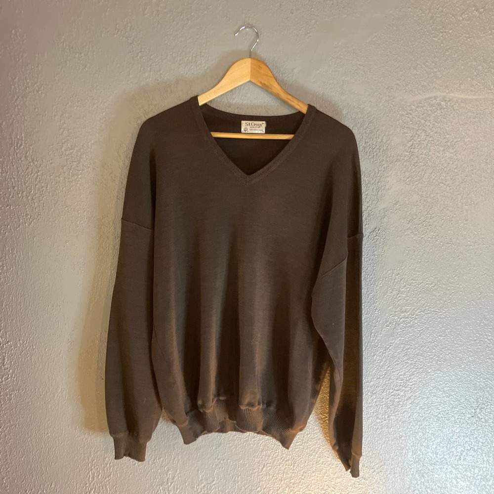 ST CROIX men’s sweater brown size xl